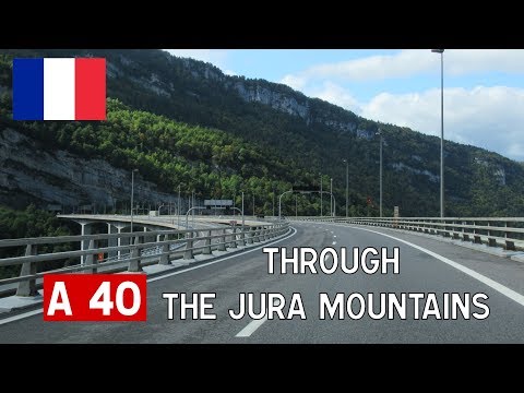 France: A40 through the Jura Mountains