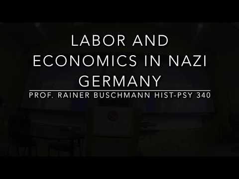 Labor and Economics in Nazi Germany