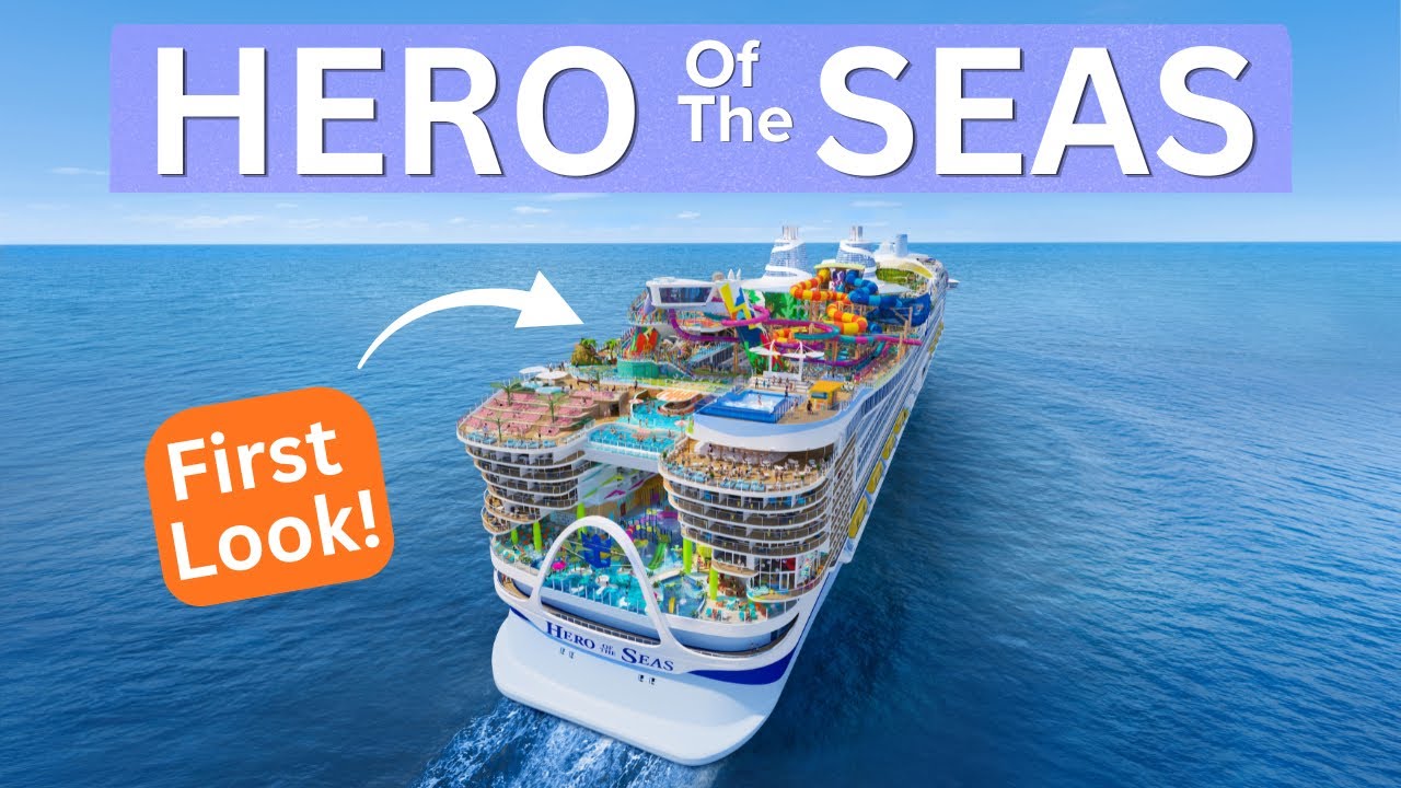 FIRST LOOK: HERO of the SEAS! Royal Caribbean’s Newest and Largest Cruise Ship Debuts 