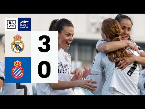 Real Madrid CF vs RCD Espanyol (3-0) | Resumen y goles | Highlights Liga F