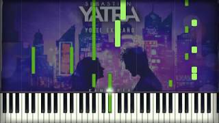 Sebastián Yatra - Yo Te Extraño | Piano Tutorial