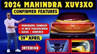 Mahindra XUV3XO 2024 CONFIRMED Features | XUV300 Facelift | Tata Nexon Rival | Launch & Price🔥