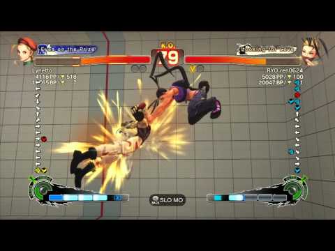 SSF4 AE: Lynetto (Cammy) vs RYO ren0624 (Ibuki) - Ranked Match (720p HD)