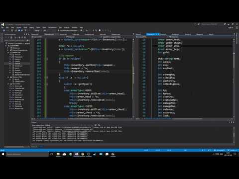C Game Development | Console RPG | Part 32 | Items Inventory Leveling Adventures and MORE