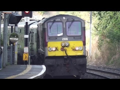 IE 201 Class Locomotive (206) + Enterprise Train (9003) - Harmonstown, Dublin