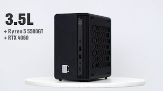 3.5L RTX 4060 eGPU + Mini PC One-Piece Setup! CAN IT GAME?