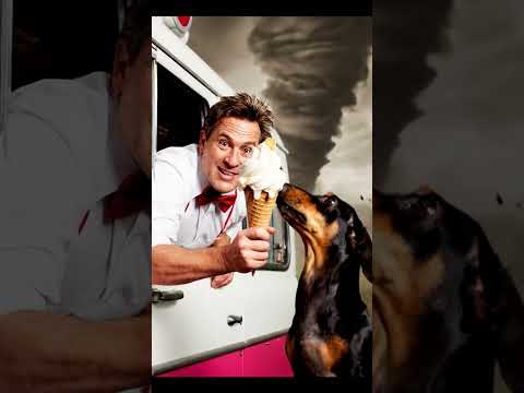 The ice cream man whow raced a TORNADO FOR A dog’s CONE 🍦🌪️🐶 #brainrot #animals #hero
