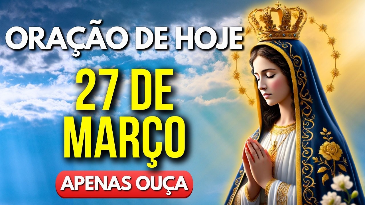 Sua Graça Será Alcançada! Nossa Senhora vai interceder por você! Reze Comigo!