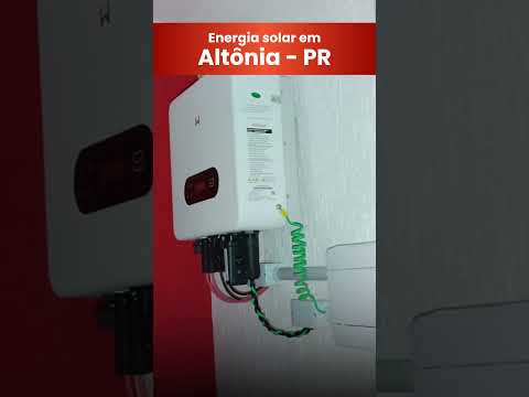 Energia solar em Altônia - PR
