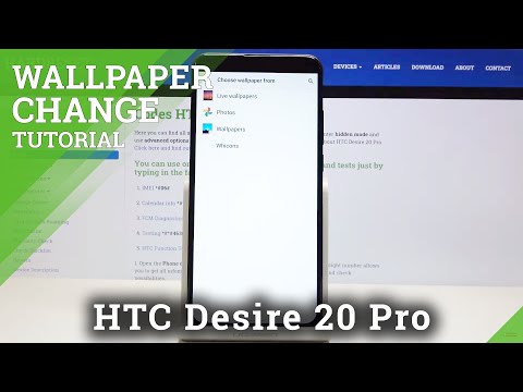 How to Change Wallpaper in HTC Desire 20 Pro – Refresh Screen Look