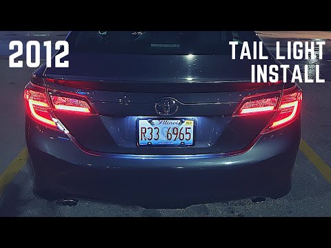 Toyota Camry Tail Light Installation - New LED