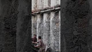 Shoring pile| Scant pile anchoring #viral #construction #shorts