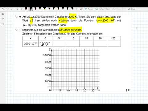 Abschlussprüfung MII - 2020 HT A1.0+1.1 - Realschule Bayern