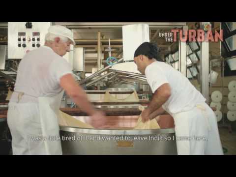 Sikh man makes Italian Cheese, from Under The Turban