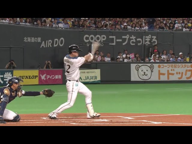 【1回裏】ベンチも盛り上がる!! ファイターズ・松本の先制タイムリー!! 2017/9/17 F-Bs