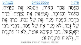 מסכת פסחים פרק י משנה ט