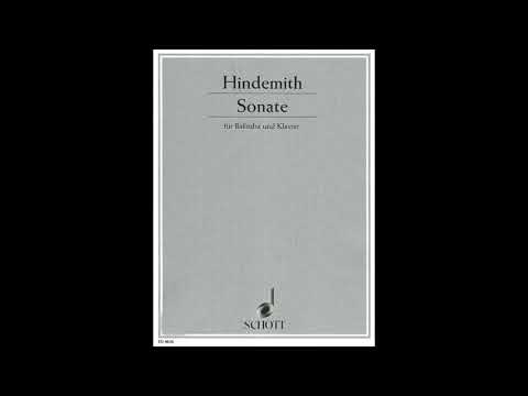 Hindemith Sonata 3rd Mov (A=442) "Karaoke - Accompaniment"