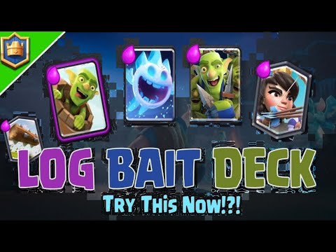Perfect log bait deck dominating everyone | log bait deck clash royal