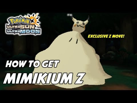 How to Get Mimkyu's Exclusive Z Crystal, Mimikium Z! Plus Mimikyu's Z Move Let's Snuggle Forever!