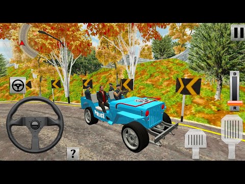 Offroad Police Prisoner Transport - Police Cargo Jeep Car - Android Gameplay