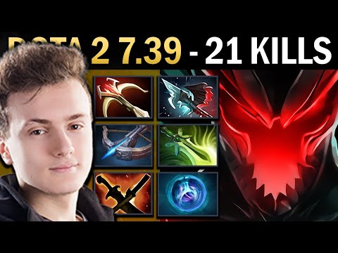 Terrorblade Gameplay Miracle with 20 Kills and Butterfly - TI14
