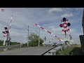 Trecere La Nivel Șofronea 2 RO 29 7 2025 Železniční Přejezd Romanian Railroad Crossing