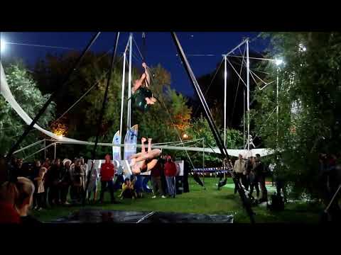 Irhin Igor and Vorobyeva Veoletta duet aerial hoop