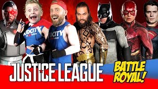 Justice League Battle Royal with Batman Superman &amp; Wonder Woman by KIDCITY