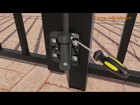 Step-by-Step Installation of Locinox Caracal 180° Hydraulic Gate Closer & Hinge