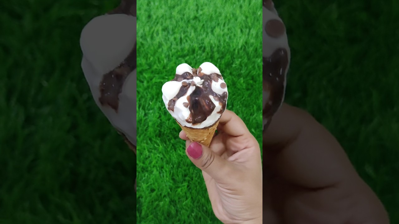 Kwality wall's cornetto choco vanilla ice cream #shorts #viral #youtubeshorts #shortvideo #ytshorts