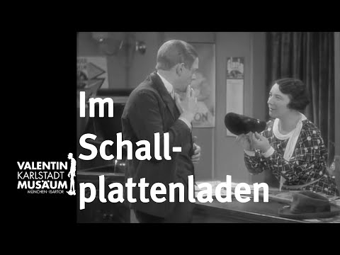 Karl Valentin & Liesl Karlstadt | IM SCHALLPLATTENLADEN [subtitled]