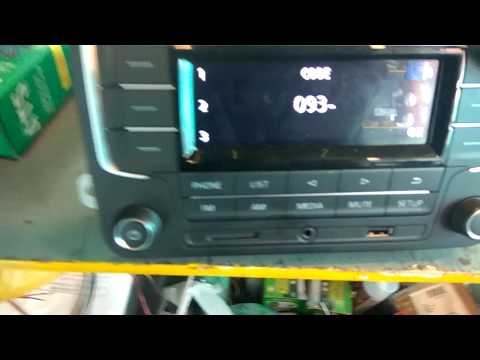 Volkswagen RCD320 stereo safe code unlock