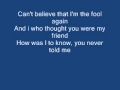 Westlife Fool Again Lyrics