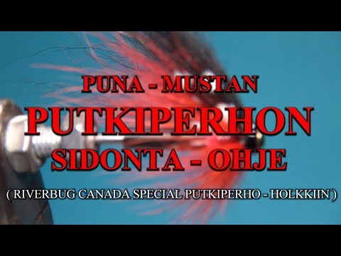 Putkiperhon Sidonta - PunaMusta putkiperho Canada Special holkkiin (River Ranger RB Putkiperhot )
