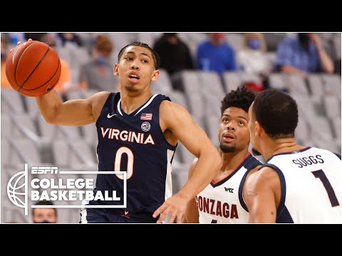 第1名岡薩加牛頭犬隊VS第16名弗吉尼亞騎士隊 [HIGHLIGHTS] - ESPN大學籃球頻道 (No. 1 Gonzaga Bulldogs vs. No. 16 Virginia Cavaliers [HIGHLIGHTS] | ESPN College Basketball)