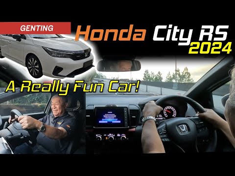 Honda City RS 2024 Road Drive, Genting Hillclimb, Dry and Wet - A Really Fun Car! | YS Khong Driving