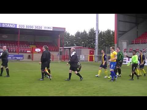 EAL Division Two Cup Final 2015 - Grove United and Cowley Community make their entrance