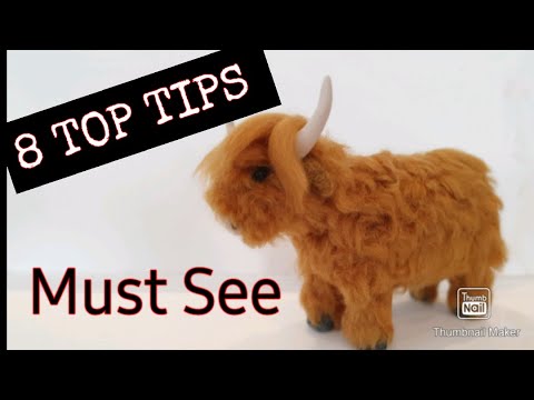 Needle Felting For Beginners - Quick 5 minute Video to Get You Started!