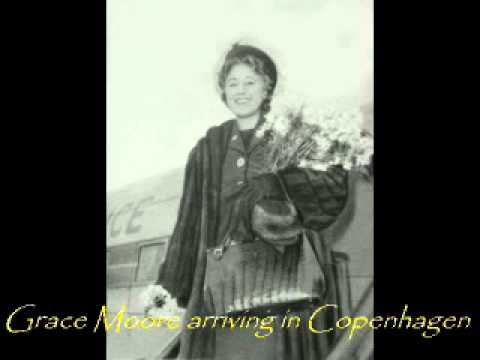 January 21, 1947 - Grace Moore interviewed upon arrival in Copenhagen