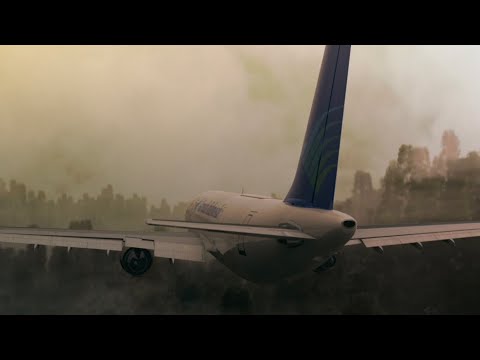 Garuda Indonesia Flight 152 - Crash Animation