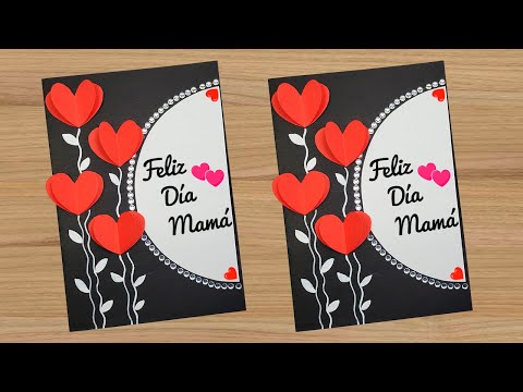 💖Tarjeta para el DÍA DE LA MUJER/MADRE | Mother's day card | Manualidades para mamá/Women's day card
