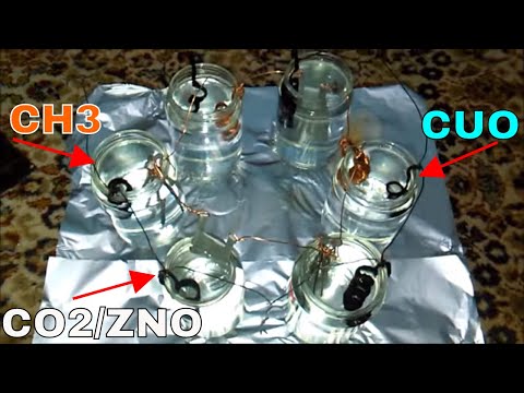 How To Make 4 Types Of GANS At Same Time In Separate Jars, CO2, CUO, CH3, ZnO, Plasma Technology Video