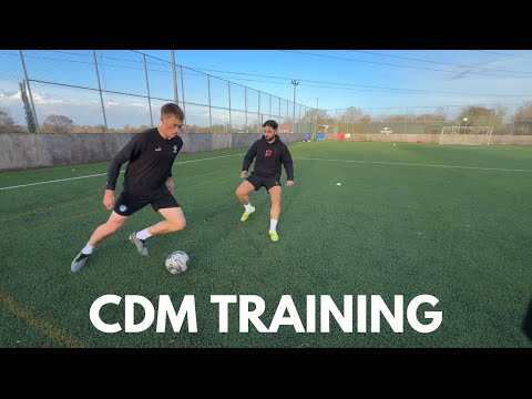 Coaching a CDM | Training Session for a Midfielder