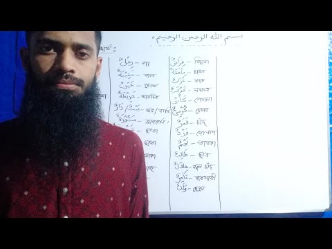 BASIC ARABIC LANGUAGE CLASS - AHSAN HABIB FUAD @MSGobindogonj