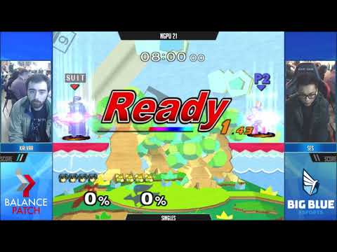 NGPU 22 SSBM - Kalvar (Marth) vs. Ses (Fox) - Melee WQF