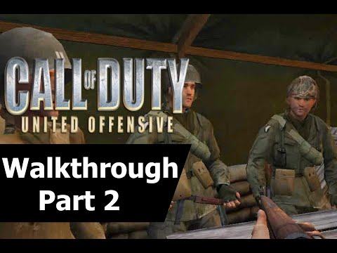 Call of Duty 1 United Offensive Walkthrough Part 2 U.S. - Campaign Crossroads (1080 PC)