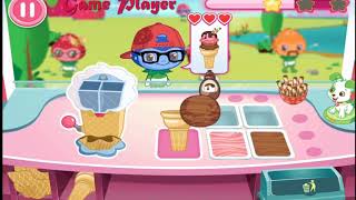 Strawberry Shortcake Ice Cream Swirling soft ice cream in Cool Breeze Coast Line Part 1 Game Player