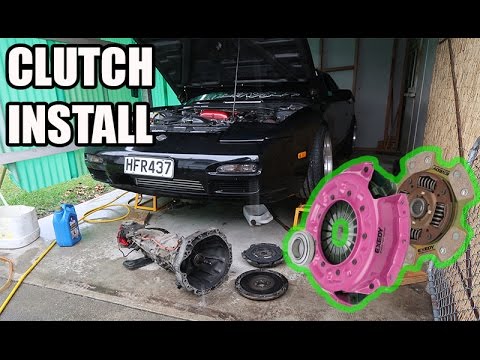 180SX 5 Puk Clutch Install