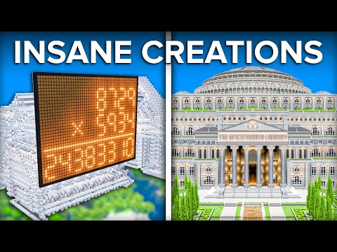 10 Most INSANE Minecraft Creations Ever Built