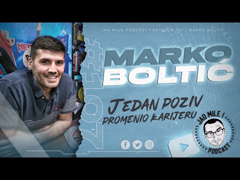 Jao Mile podcast - Marko Boltić: Zemunac sa Krsta!